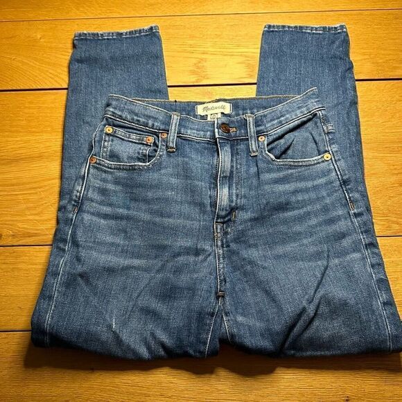 Madewell high rise slim crop boy Jean 24 - Picture 1 of 9